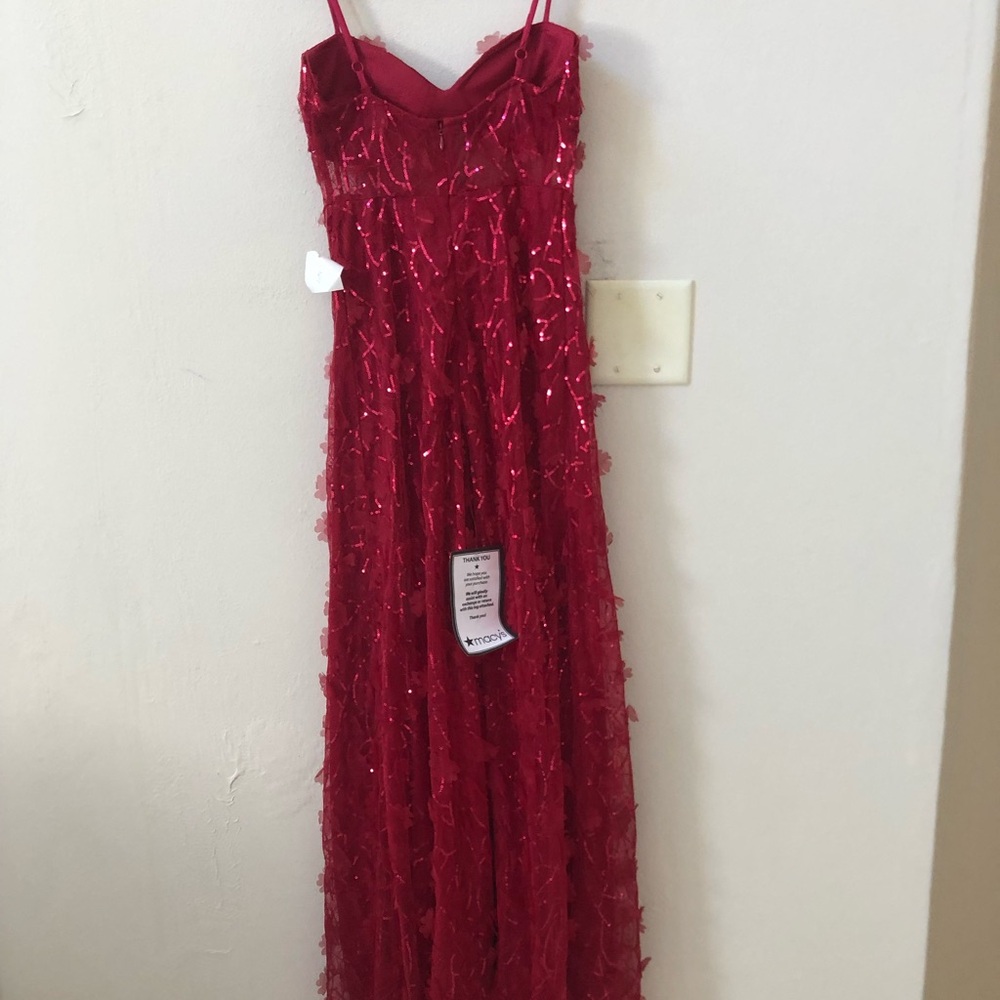Macy's Red Prom Dress - Picture 2 of 2